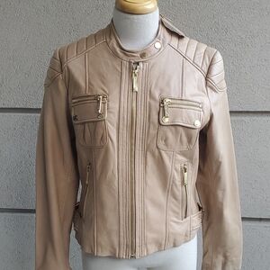 MICHEAL KORS- LEATHER JACKET